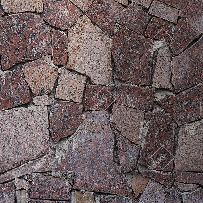Title: Seamless Granite Texture - High Resolution & Detailed 3D model image 3