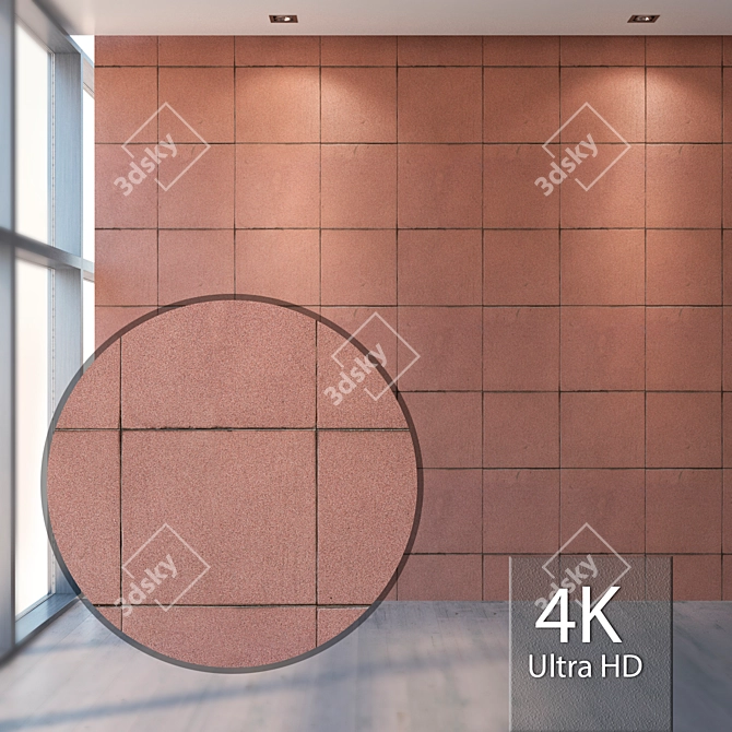 Seamless Tile Texture Kit 3D model image 1