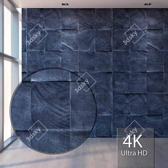 Seamless Facing Tile: High Resolution Texture 3D model image 2