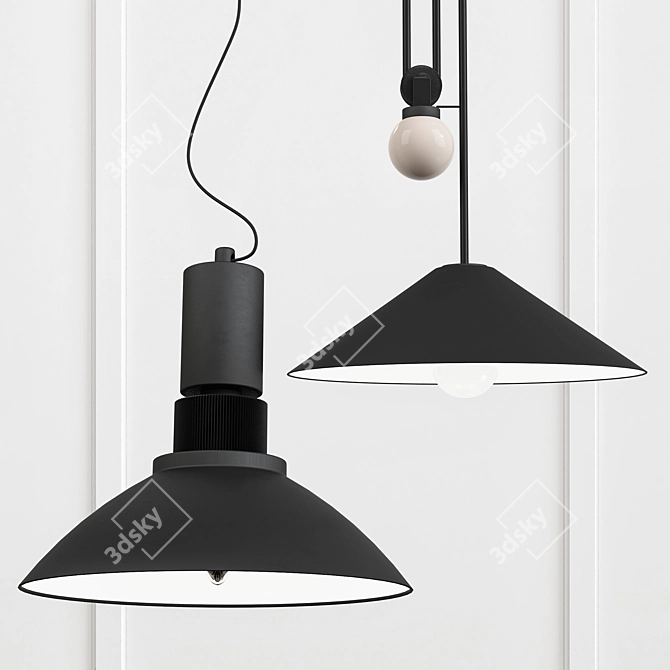 Aquila LED Pendant Lamp 3D model image 2