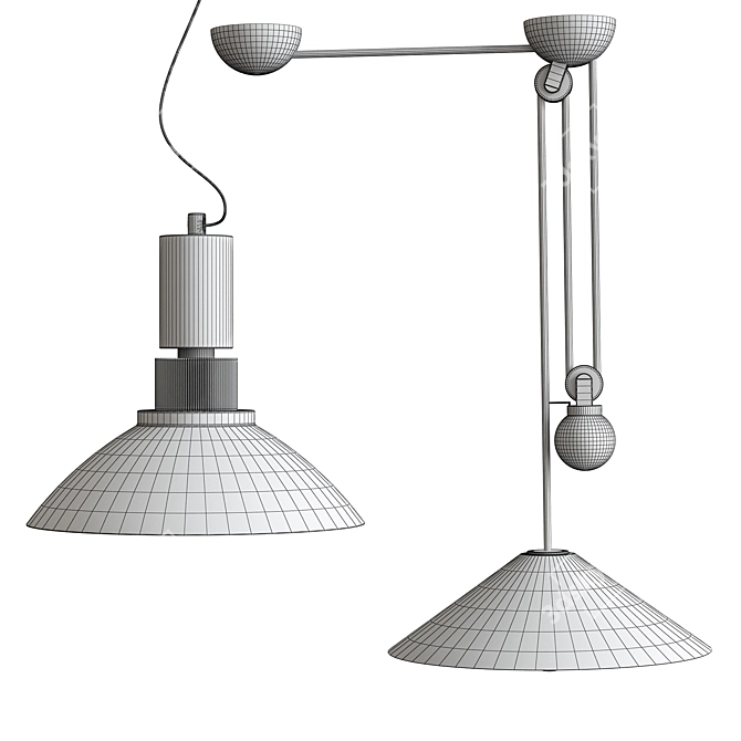 Aquila LED Pendant Lamp 3D model image 3