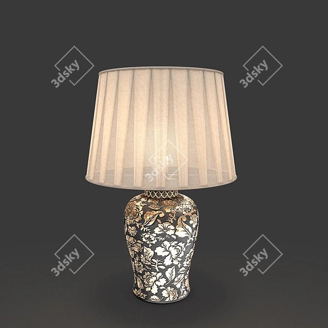 Modern Ambient Bedside Lamp 3D model image 1