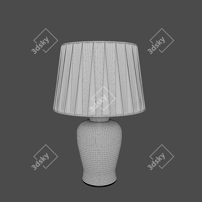 Modern Ambient Bedside Lamp 3D model image 2