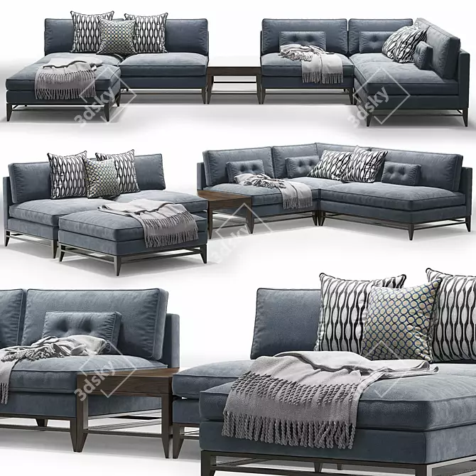 Cadogan: Stylish Modular Sofa 3D model image 1