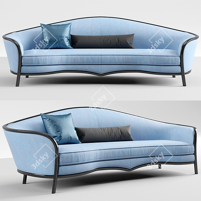 Modern Altavilla Novecento Sofa 3D model image 1