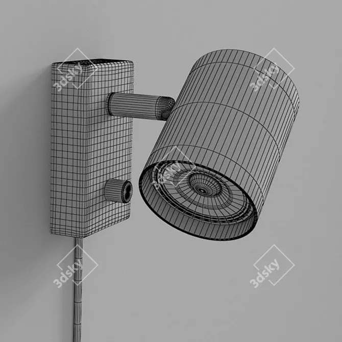 Modern Reading Lamp: Ikea Nimone 3D model image 3