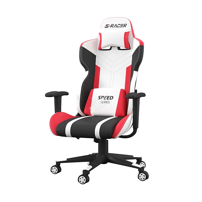 ErgoGaming: Ultimate Comfort Game Chair 3D model image 1