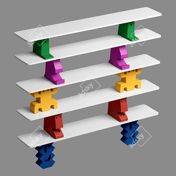 "Magis Me Too" Shelf Supports - Unique and Durable 3D model image 3