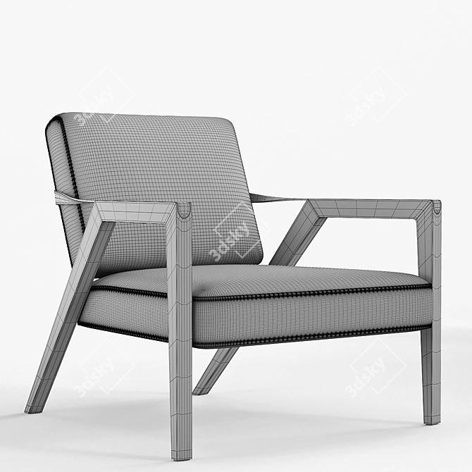 Luxury Aston Martin Armchair V221 3D model image 3