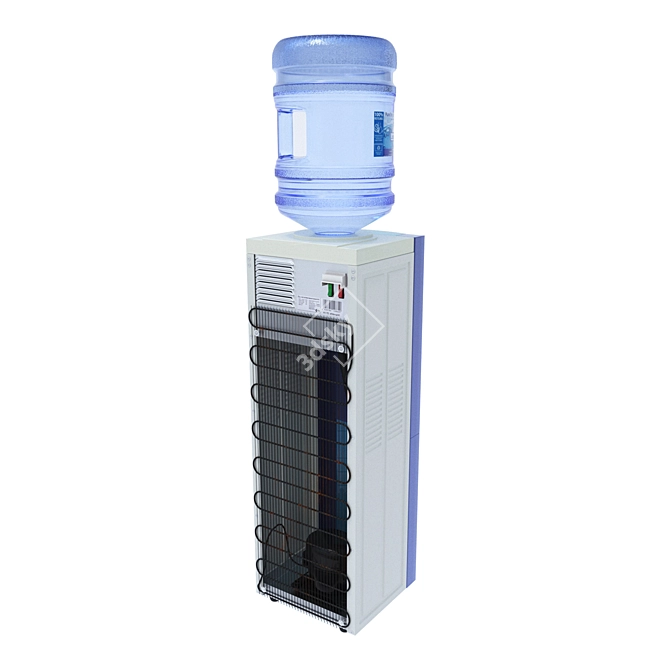 IceFlow Water Cooler 3D model image 2