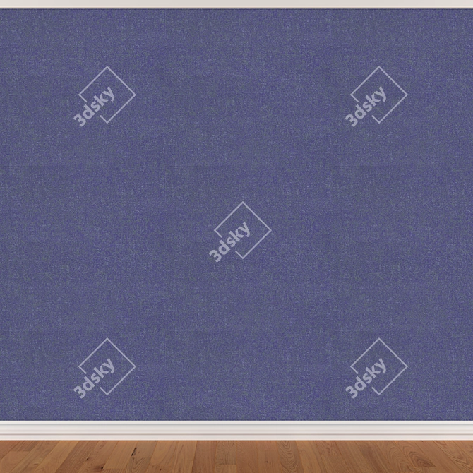 Seamless Wallpaper Set in 3 Colors 3D model image 2