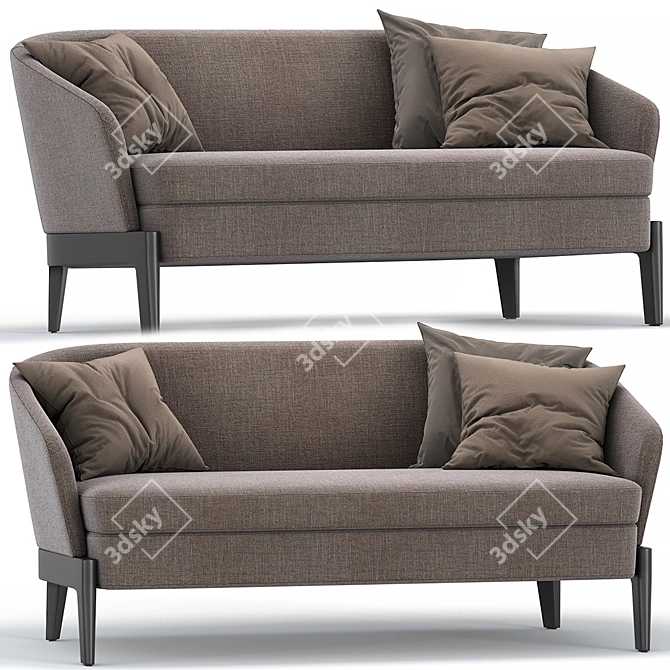 Elegant Molteni & C CHELSEA Sofa 3D model image 1