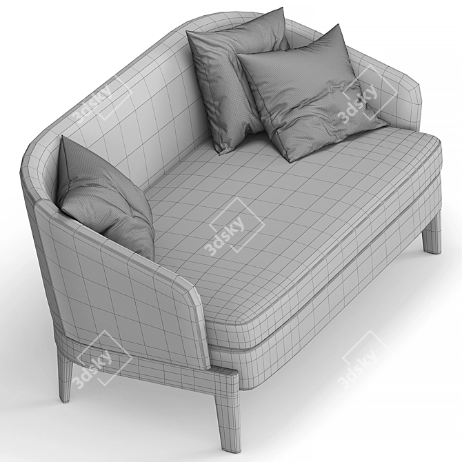 Elegant Molteni & C CHELSEA Sofa 3D model image 3