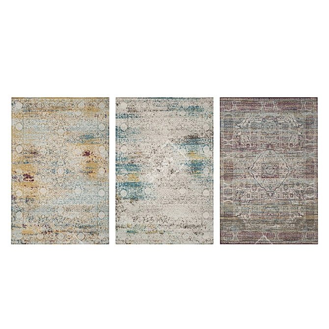 Luxury Carpet Set 3 | High-Quality Textures 3D model image 3