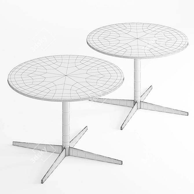 Modern Lapalma AUKI Side Table 3D model image 3