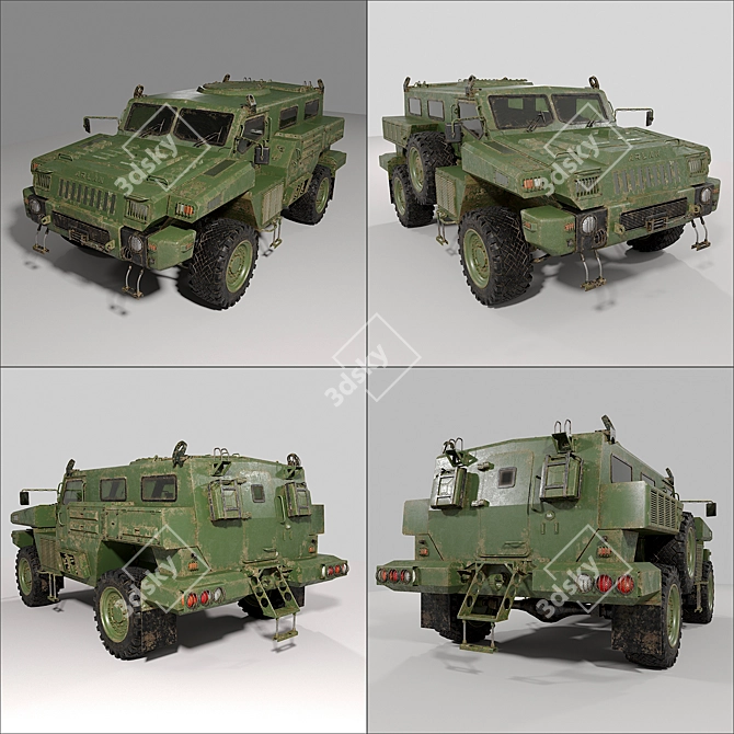 Ultimate Armored Car- "Marauder 3D model image 2