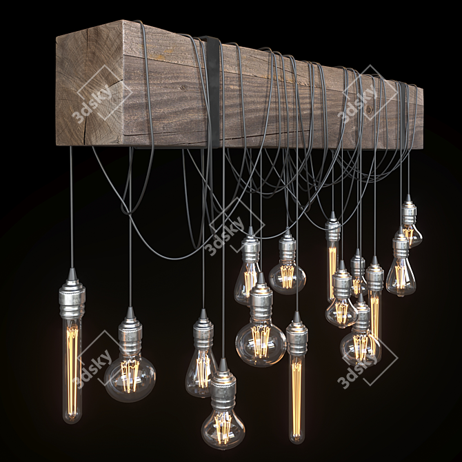 Sleek CM Lamp for Vray and Corona | FBX Format 3D model image 2