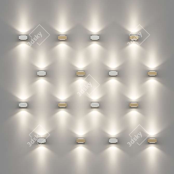 Modern IES Lighting Fixture 3D model image 1