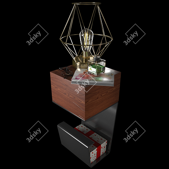 Elegant 3D Decor Set 3D model image 1