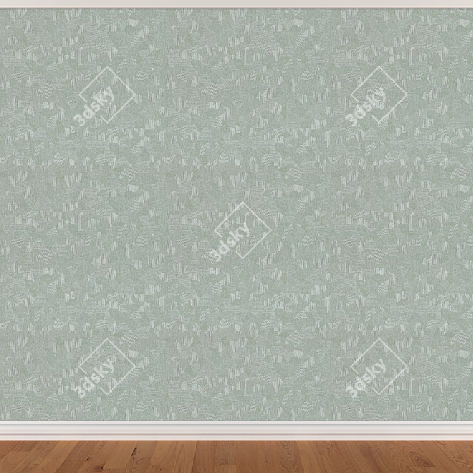 Seamless Wallpaper Set in 3 Colors 3D model image 3