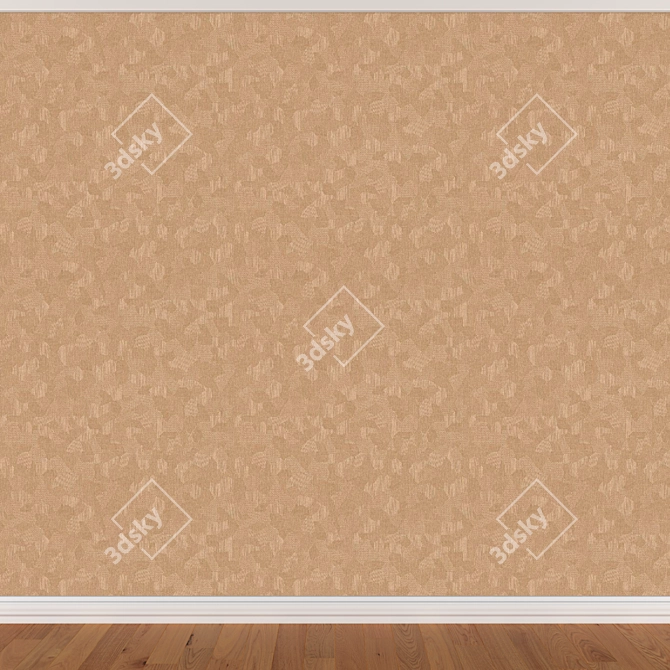 Seamless Wallpaper Set - 3 Colors 3D model image 2