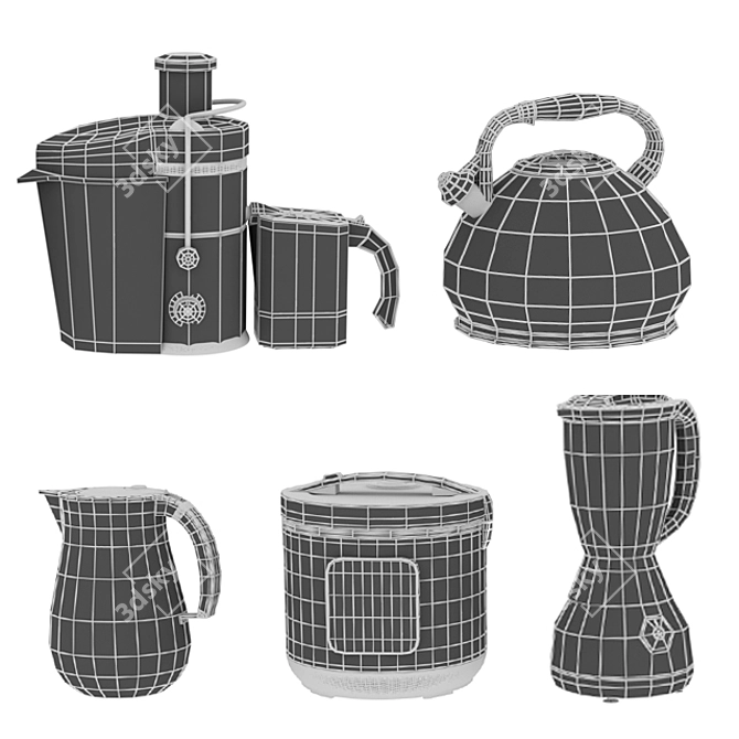 Kitchen Essentials: Blenders, Juicers, Filters & More 3D model image 3