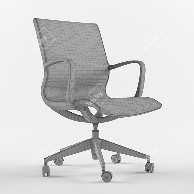 EcoSun Solar Chair 3D model image 3