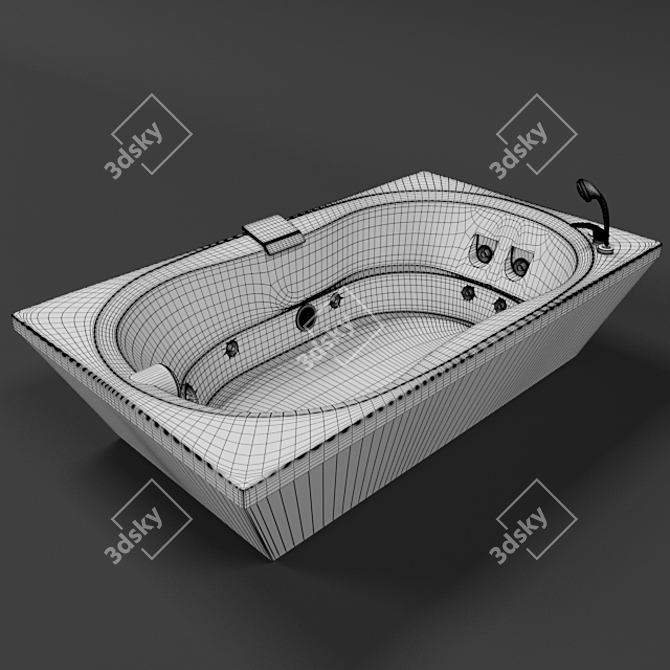 Relax in Style with Jacuzzi Espree 3D model image 3