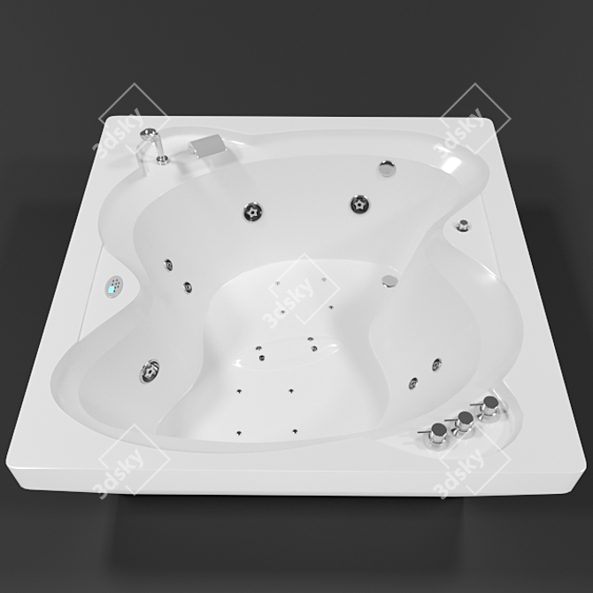 Luxury Jacuzzi 833: Perfect for 3D Renders 3D model image 1