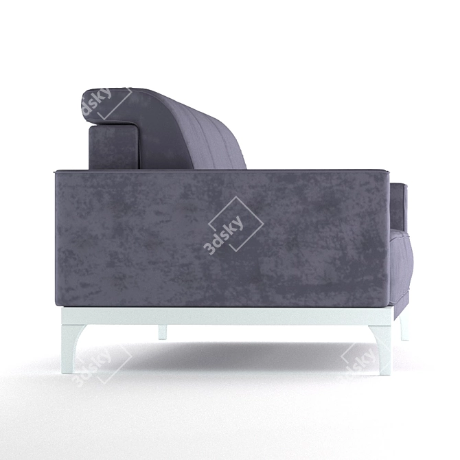 Elegant Broadway Sofa 3D model image 2