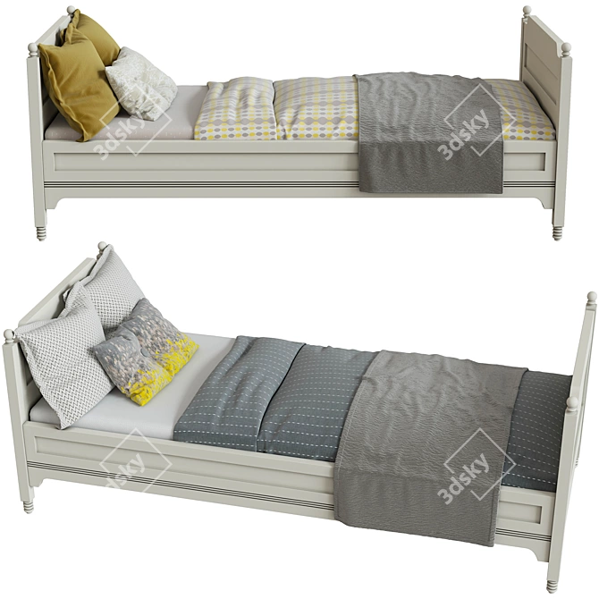 Dreamland Kids Bed | 90x200 cm 3D model image 1