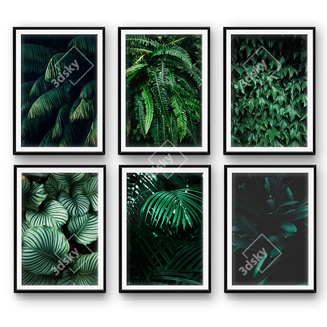 Tropical Vibes | Greenery Set 3D model image 1