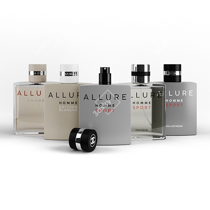 CHANEL Allure Fragrance Collection for Men 3D model image 1