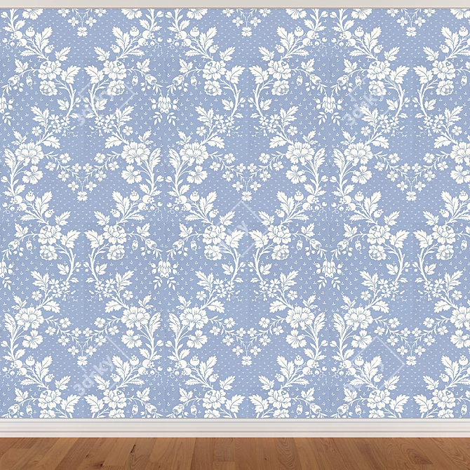 Seamless Wallpaper Set (3 Colors) 3D model image 3