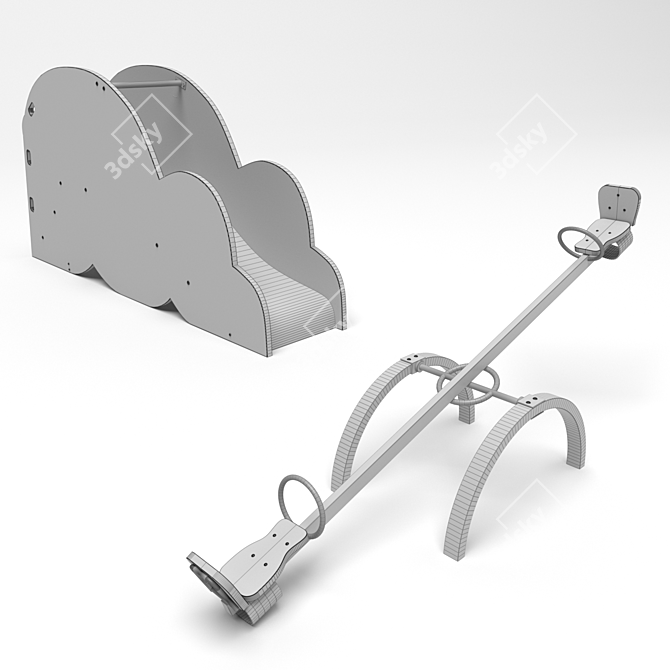 Peony Playground Equipment 3D model image 3