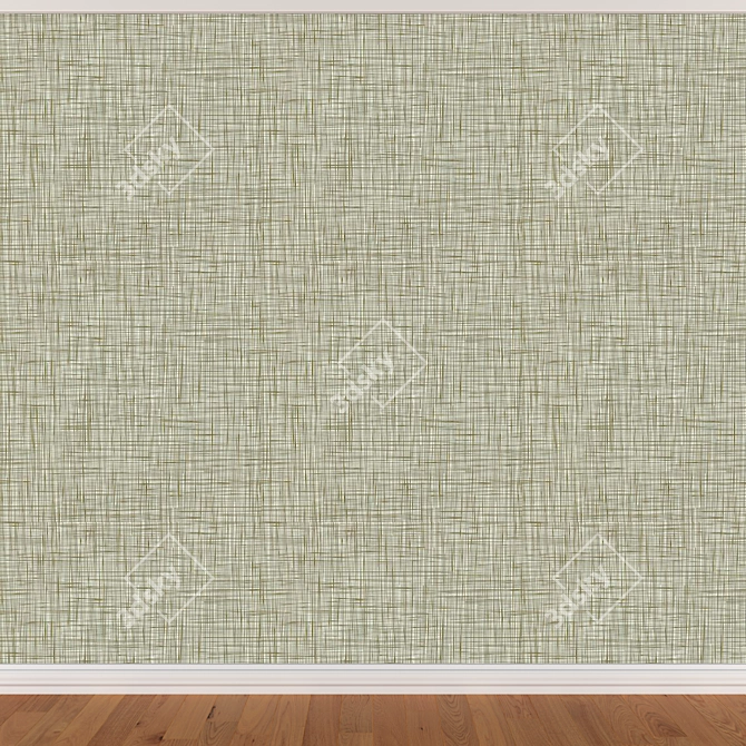 Seamless Wallpapers Set - 3 Colors 3D model image 2