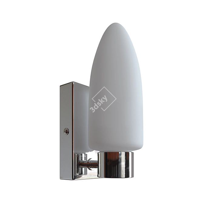 Modern Aqua Wall Sconce: A9502AP-1CC 3D model image 1