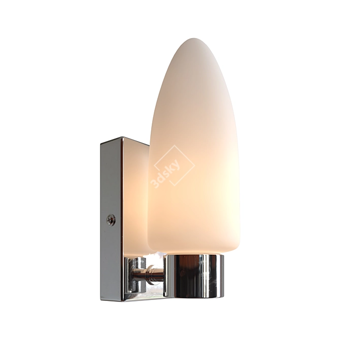 Modern Aqua Wall Sconce: A9502AP-1CC 3D model image 2