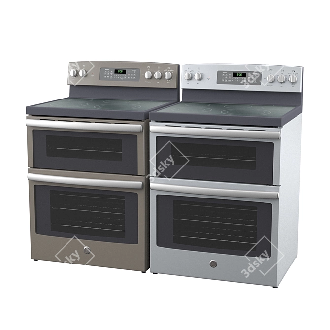 GEAP1043: Slide-In Electric Range 3D model image 1