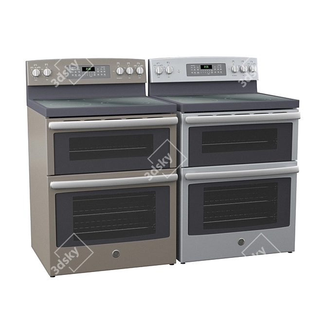 GEAP1043: Slide-In Electric Range 3D model image 2