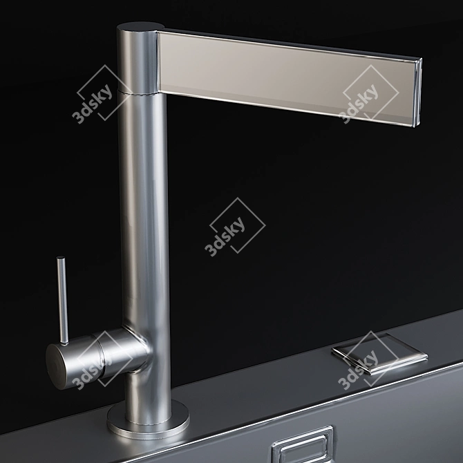 HiTech Mira Sink Mixer 3D model image 2