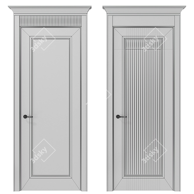 Liberty Foxtrot Collection: 3 Doors Set 3D model image 2