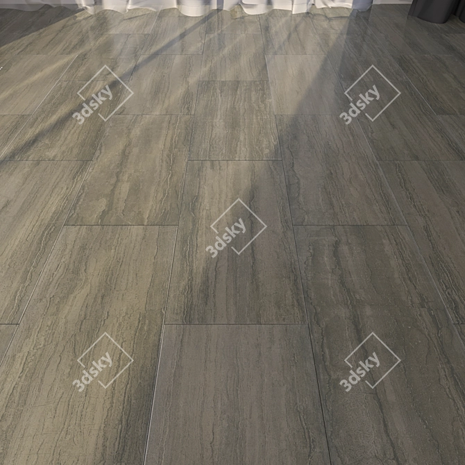 Luxury Marble Floor 239: HD Textures & Multi-Sub Material 3D model image 1