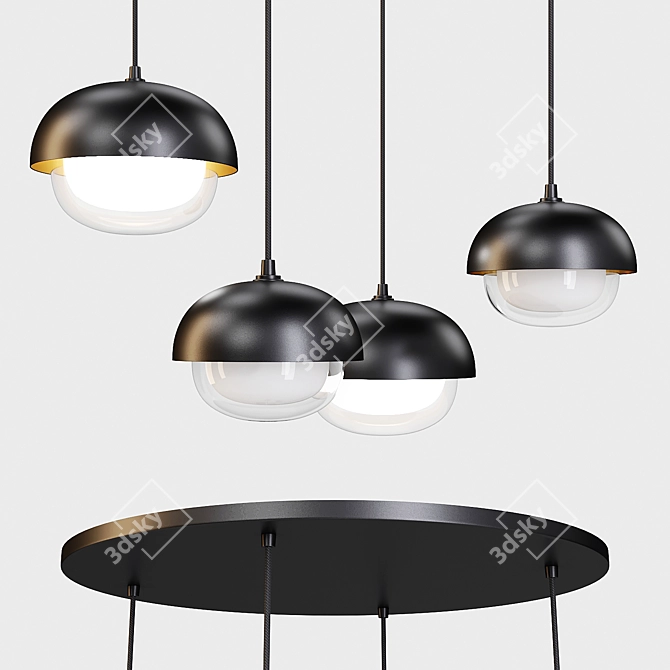 Title: Tooy Muse Pendant Lamp (554-14) 3D model image 1