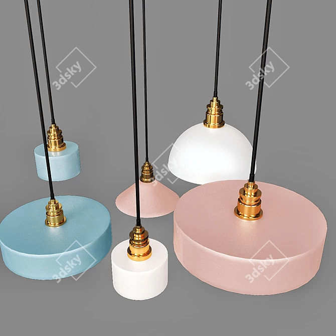 Nordic Designer Light: Stylish Illumination for Modern Interiors 3D model image 2