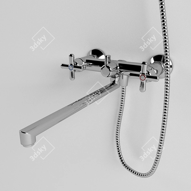 GROHE Vitalio Start Shower Set 3D model image 2