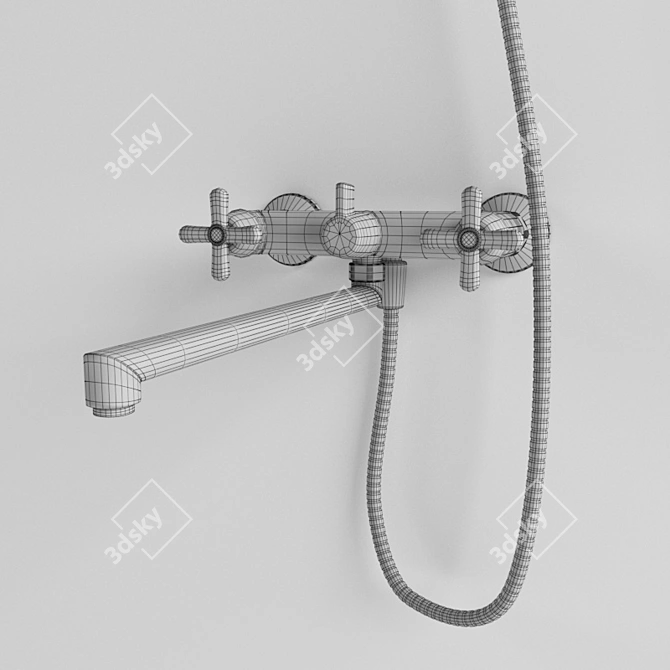 GROHE Vitalio Start Shower Set 3D model image 3