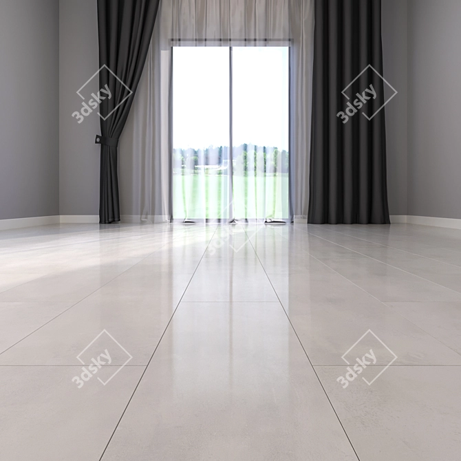 Elegant Marble Floor Collection 3D model image 2