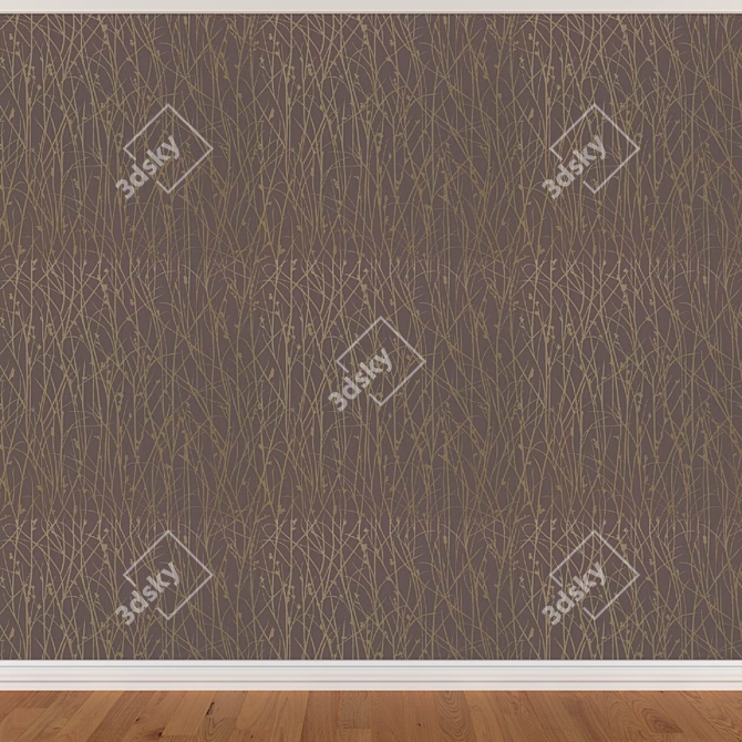 Seamless Wallpaper Set (3 Colors) 3D model image 3