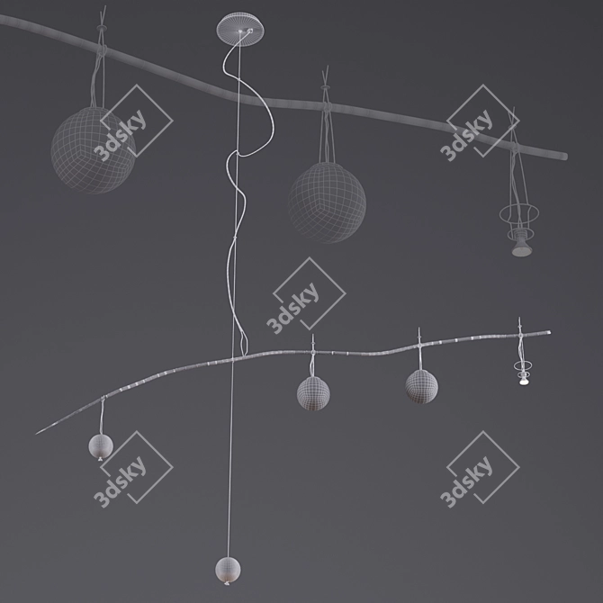 Milan Amore Chandelier 3D model image 3